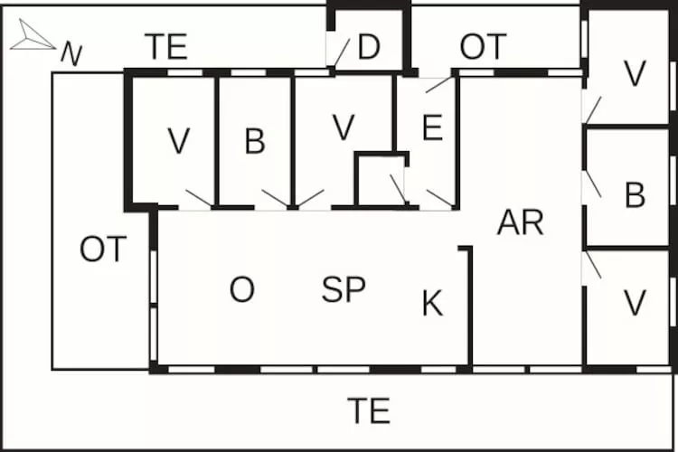 8 persoons vakantie huis in Sjølund-By Traum-Plattegrond