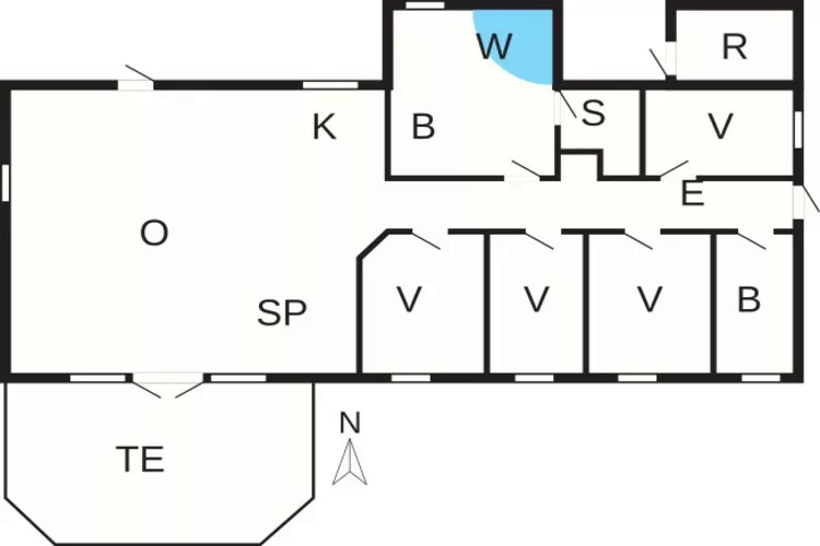 Gezellig strandverblijf -- By Traum Ferienwohnungen-Plattegrond