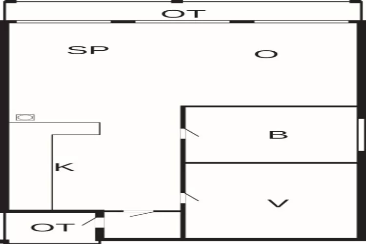 2 room, Standard-Plattegrond