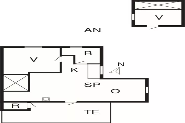 4 persoons vakantie huis in Jerup-By Traum-Plattegrond
