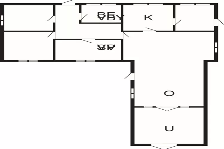 5 persoons vakantie huis in Græsted-Plattegrond
