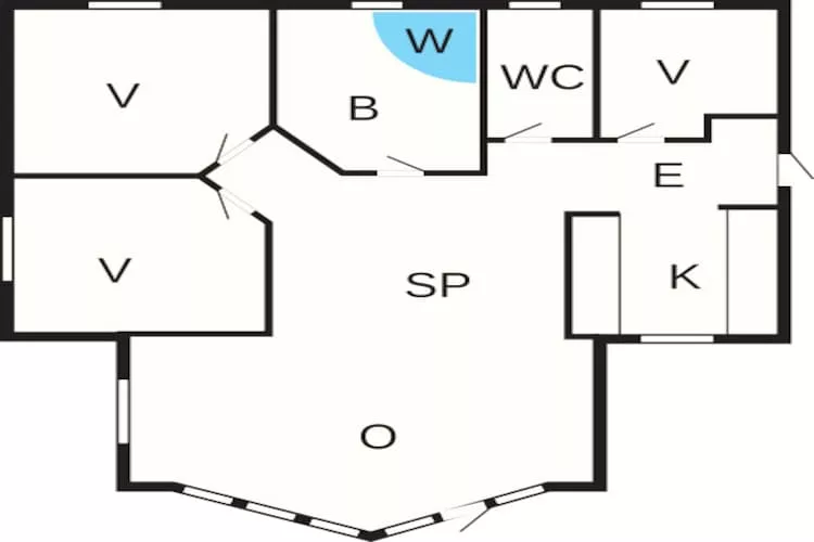 8 persoons vakantie huis in Rødby-By Traum-Plattegrond