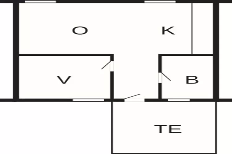 4 persoons vakantie huis in Gudhjem-By Traum-Plattegrond