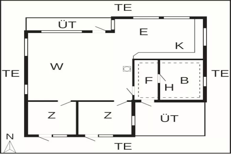 6 persoons vakantie huis in Harboøre-By Traum-Plattegrond