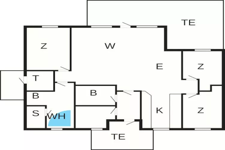 LØJT FERIECENTER-Plattegrond