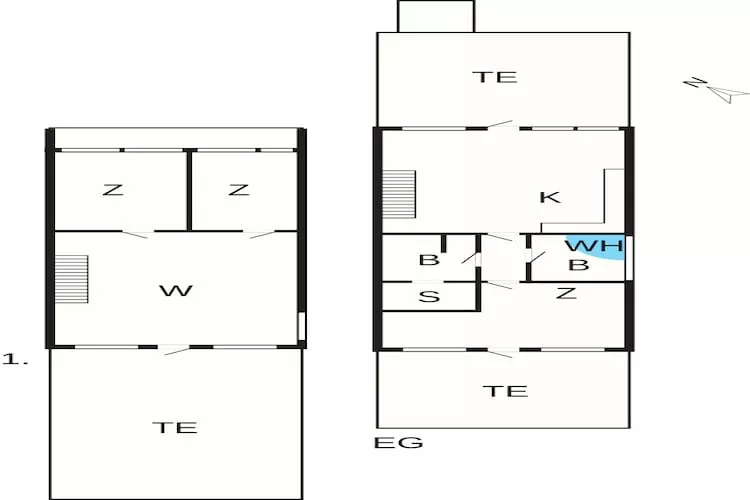 6 persoons vakantie huis in Hemmet-By Traum-Plattegrond