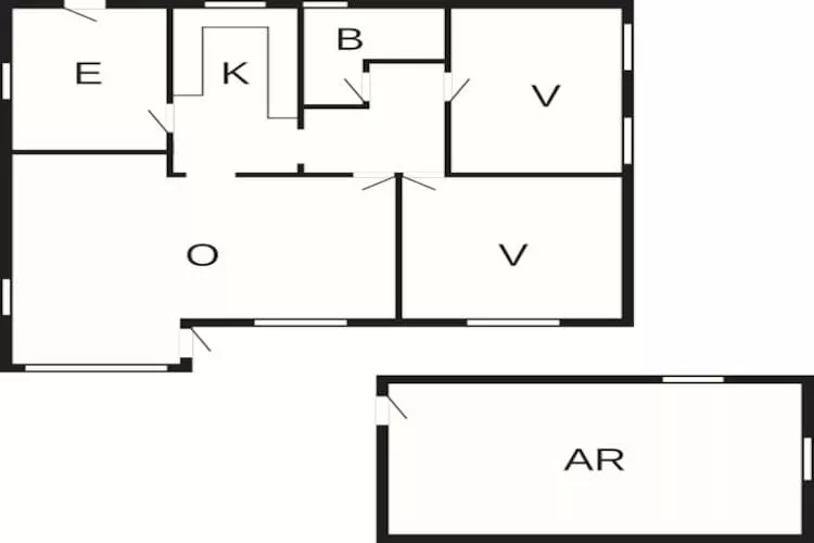 6 persoons vakantie huis in Thyborøn-By Traum-Plattegrond