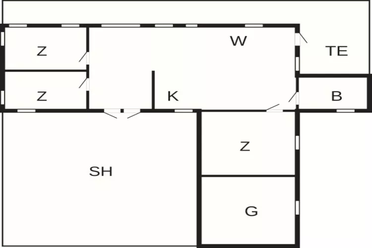 7 persoons vakantie huis in Løkken-By Traum-Plattegrond