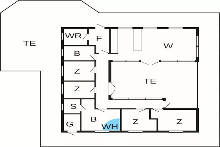 8 persoons vakantie huis in Hirtshals-By Traum-Plattegrond