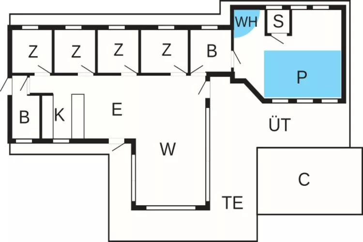 10 persoons vakantie huis in Løgstør-By Traum-Plattegrond