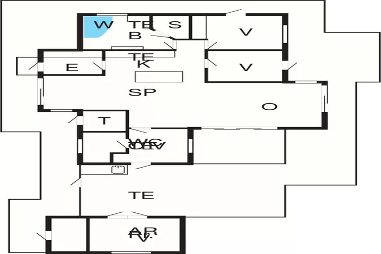 10 persoons vakantie huis in Brovst-By Traum-Plattegrond