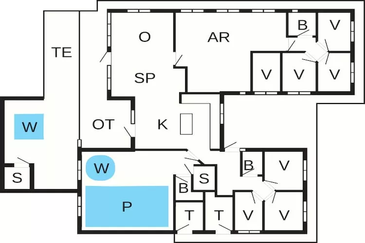 Luxe retraite in Mommark -- By Traum Ferienwohnungen-Plattegrond