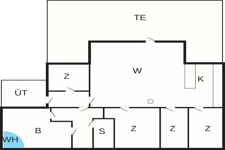 Rustig toevluchtsoord Skovmose -- By Traum Ferienwohnungen-Plattegrond