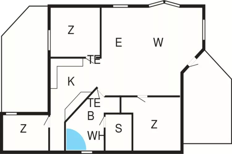 6 persoons vakantie huis in Rudkøbing-By Traum-Plattegrond