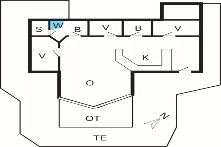Modern huisje met spa -- By Traum Ferienwohnungen-Plattegrond