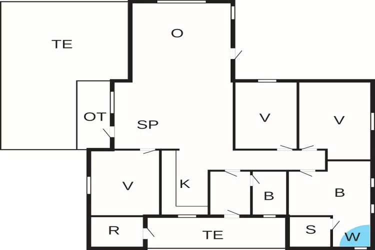 8 persoons vakantie huis in Brovst-By Traum-Plattegrond