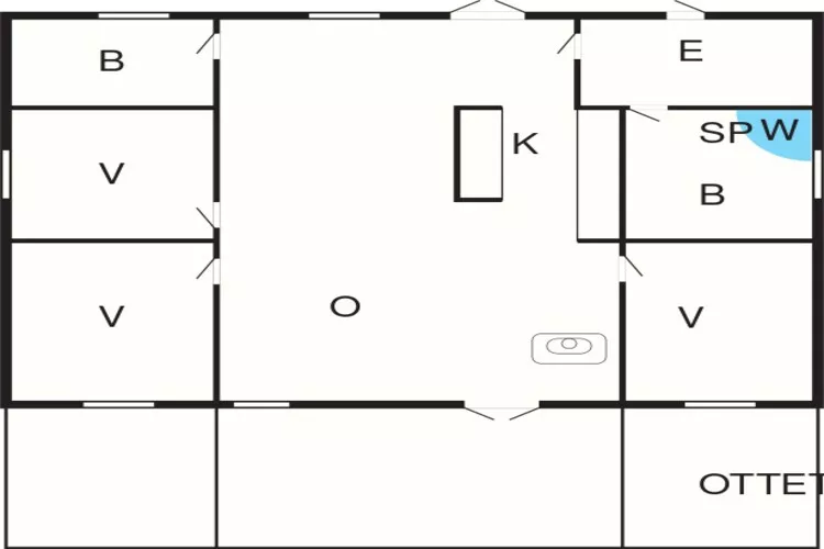 7 persoons vakantie huis in Rødby-By Traum-Plattegrond