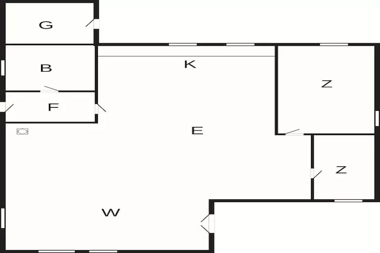 4 persoons vakantie huis in Ans By-By Traum-Plattegrond