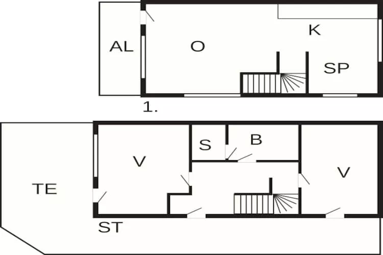MERKUR 35+33 S DHH 2.+3.RH. - Plattegrond