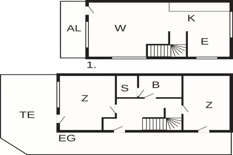 MERKUR 35+33 S DHH 2.+3.RH.-Plattegrond