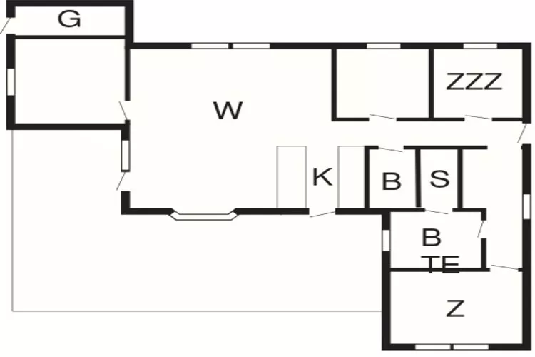 8 persoons vakantie huis in Væggerløse-By Traum-Plattegrond