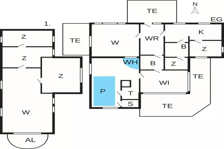11 persoons vakantie huis in Thisted-By Traum-Plattegrond
