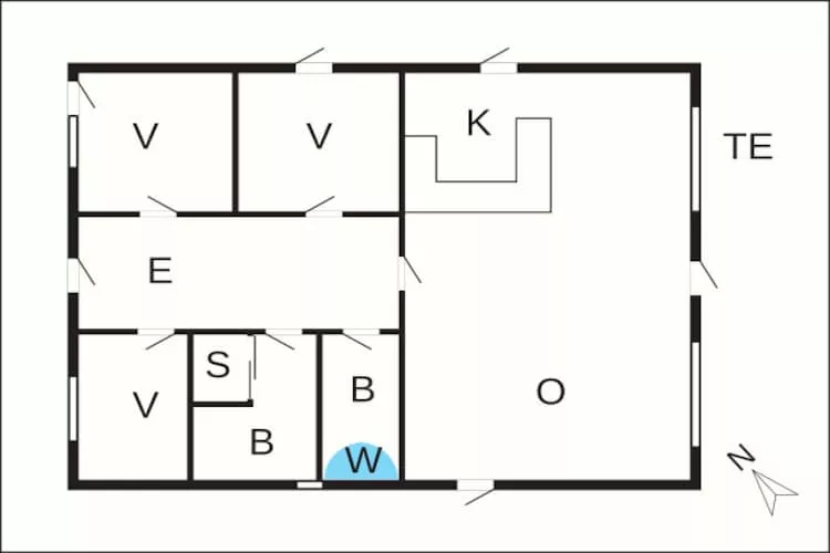 6 persoons vakantie huis in Hadsund-By Traum-Plattegrond