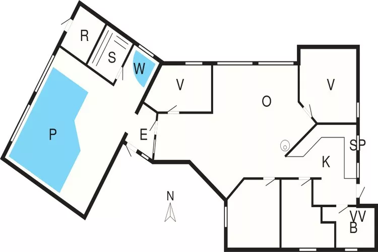 8 persoons vakantie huis in Gilleleje-By Traum-Plattegrond