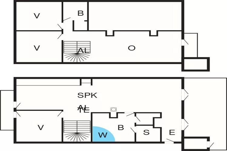 Kustontsnapping in Bagenkop -- By Traum Ferienwohnungen-Plattegrond