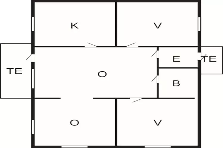 4 persoons vakantie huis in Utvik-By Traum-Plattegrond