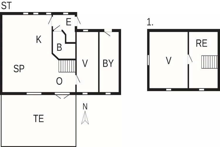5 persoons vakantie huis in Øster Assels-By Traum-Plattegrond