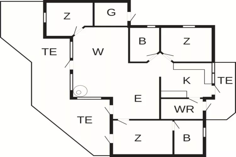 6 persoons vakantie huis in Vejby-By Traum-Plattegrond