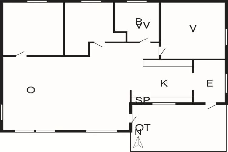 6 persoons vakantie huis in Højby-By Traum-Plattegrond