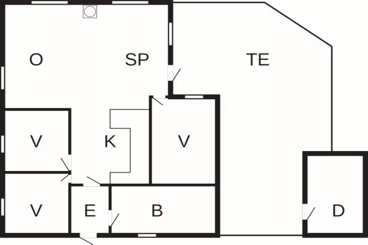 6 persoons vakantie huis in Ulfborg-By Traum-Plattegrond