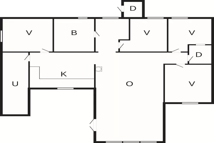 8 persoons vakantie huis in lyngdal-By Traum-Plattegrond