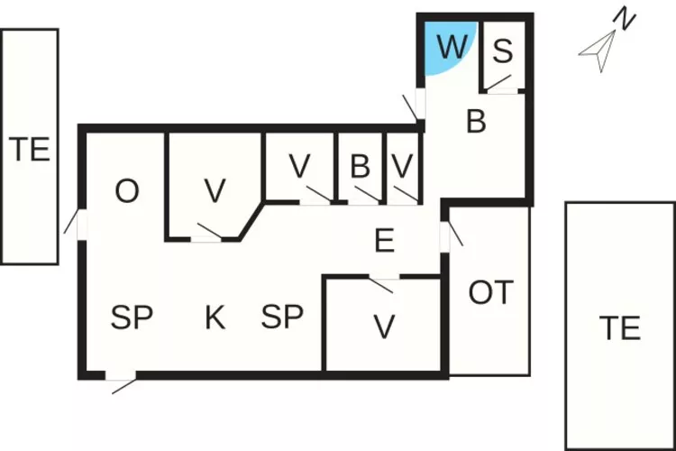 8 persoons vakantie huis in Ebberup-By Traum-Plattegrond