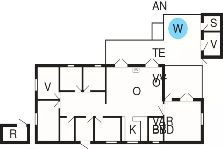 12 persoons vakantie huis in Ålbæk-By Traum-Plattegrond