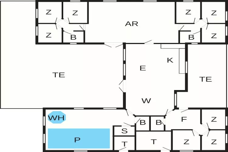 Luxe retraite met zwembad -- By Traum Ferienwohnungen-Plattegrond