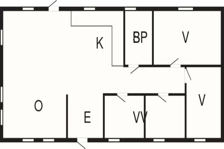 6 persoons vakantie huis in Löttorp-Plattegrond