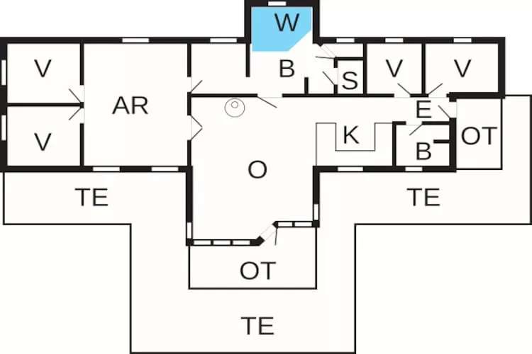 10 persoons vakantie huis in Løkken-By Traum-Plattegrond