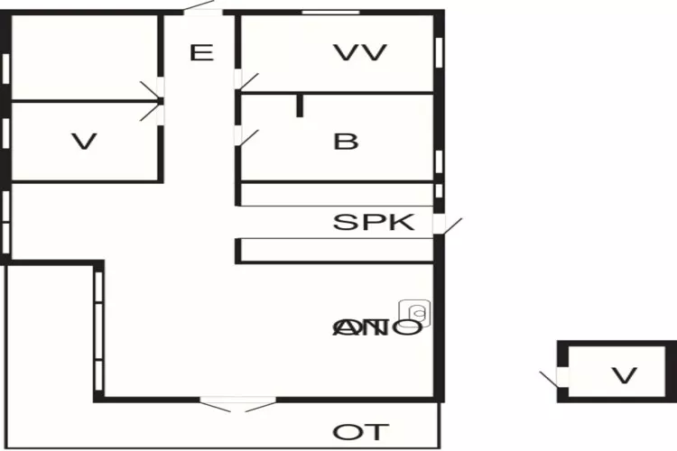 6 persoons vakantie huis in Ebeltoft-By Traum-Plattegrond