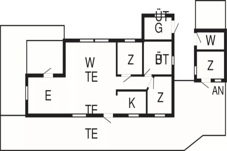 Rustig toevluchtsoord bij Ulvshale -- By Traum Ferienwohnungen-Plattegrond