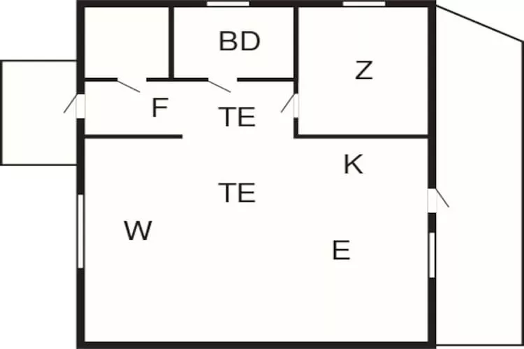 3 persoons vakantie huis in Henningsvær-By Traum-Plattegrond