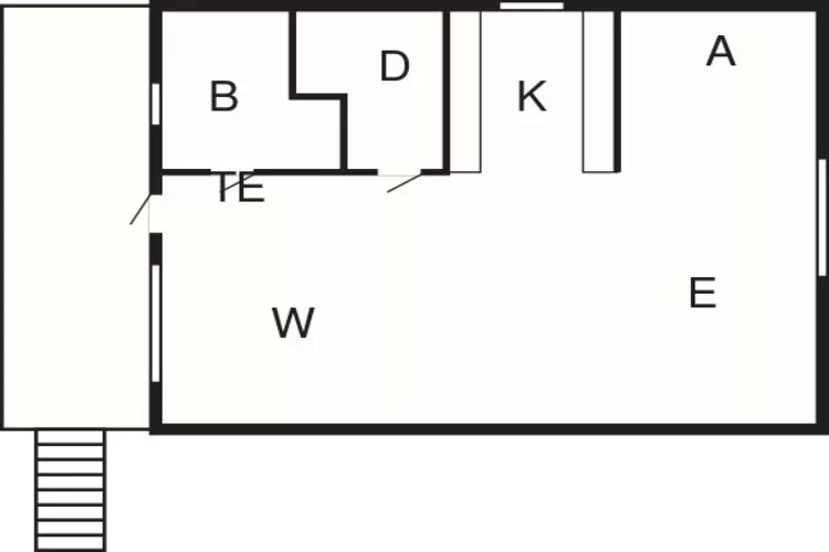 4 persoons vakantie huis in Romelanda-By Traum-Plattegrond