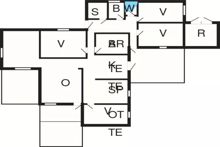 8 persoons vakantie huis in Rømø-Plattegrond