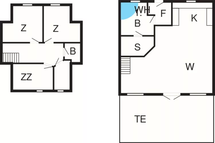 Rietgedekte huis met spa -- By Traum Ferienwohnungen-Plattegrond