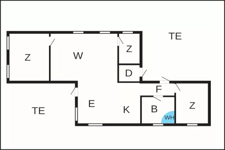 6 persoons vakantie huis in Hadsund-By Traum-Plattegrond