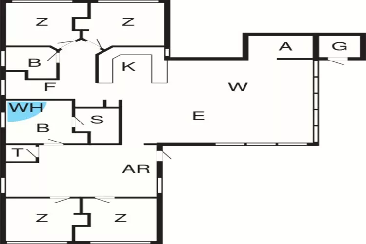 10 persoons vakantie huis in Løkken-By Traum-Plattegrond
