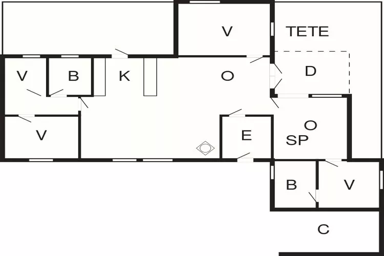 8 persoons vakantie huis in Væggerløse-By Traum-Plattegrond