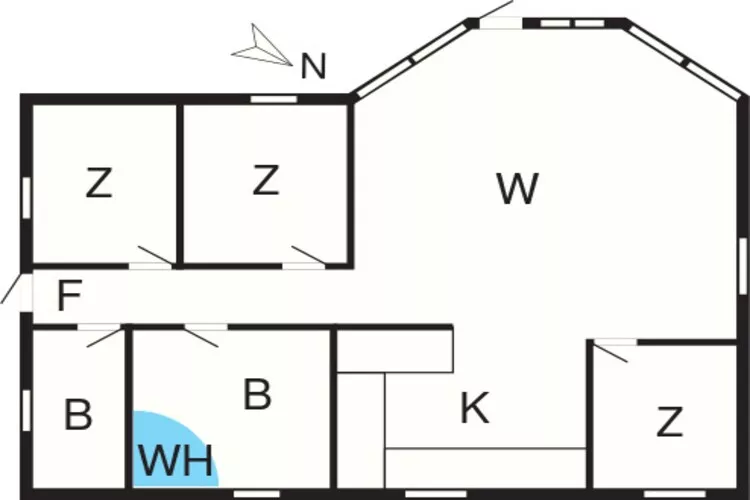 10 persoons vakantie huis in Væggerløse-By Traum-Plattegrond